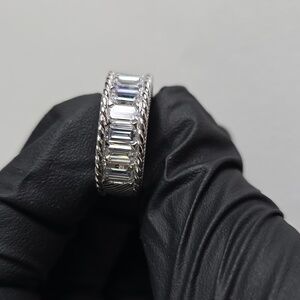 Watch Video / Judith Ripka Sterling Silver 925 Band Ring